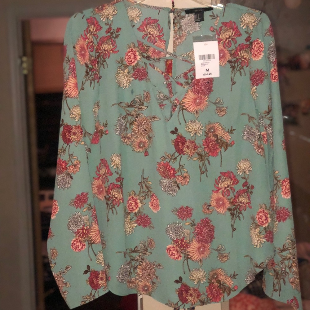 Floral Forever 21 shirt